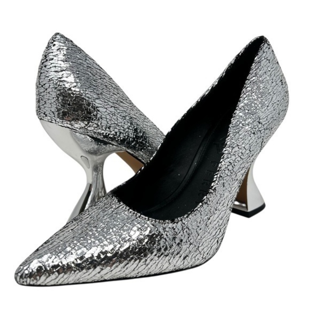 Katy Perry Collections Shimmering Silver Heels